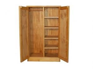 Double Wardrobe with Shelves (Model# 731)
