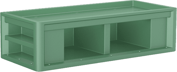 Harbor Twin Bed with Storage P615